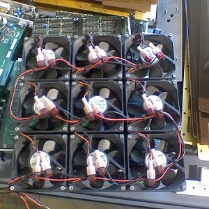 Fans for Sale all mounted on one piece 12VDC