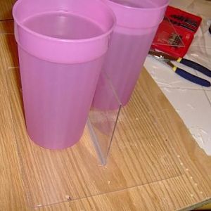 This is my acrylic rig... It's really crappy, but it worked once, why not try it again?