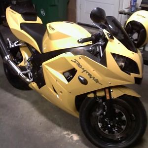 The olny thing that gets close to the attention I give the reef tank. 2004 Triumph Daytona