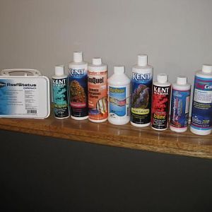 test kit, some supplements/chemicals